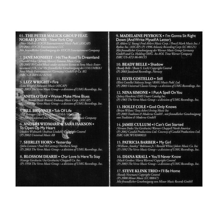Various - Jazz For Dinner 2 (Den Abend Mit Musik Genießen)