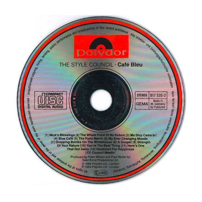 The Style Council - Café Bleu