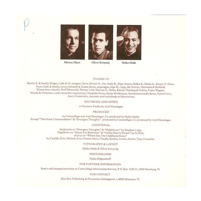 Camouflage - Voices & Images