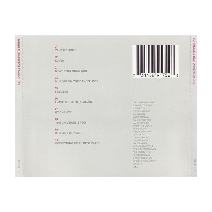 Sophie Ellis-Bextor - Read My Lips