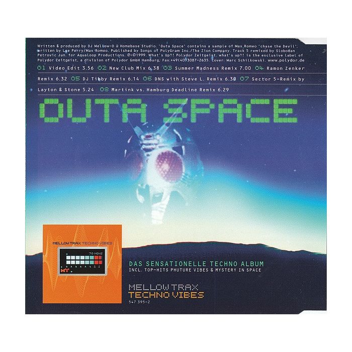 Mellow Trax - Outa Space