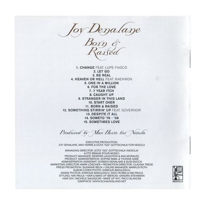 Joy Denalane - Born & Raised