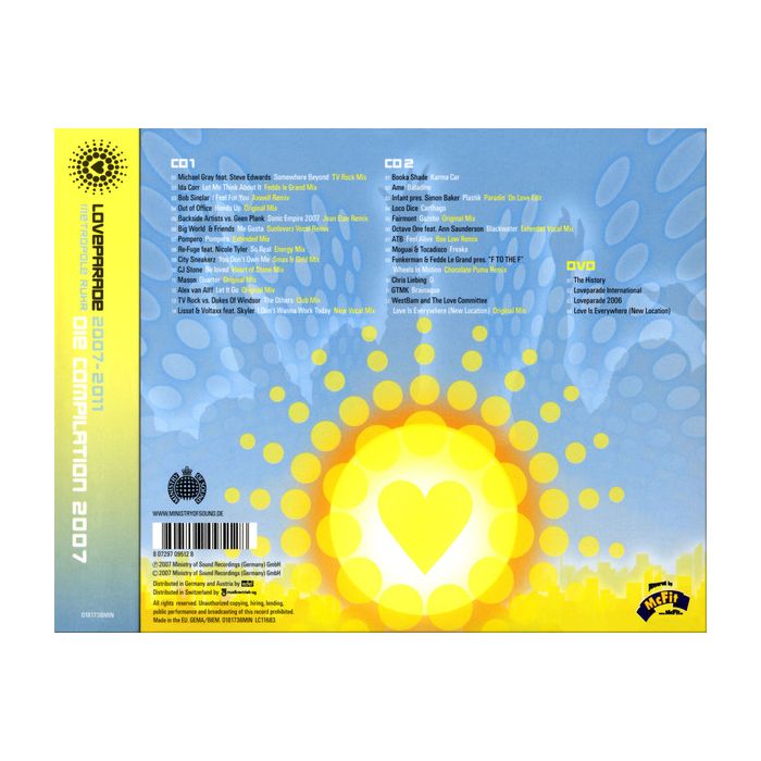 Various - Loveparade - Metropole Ruhr 2007-2011: Love Is Everywhere - Die Compilation 2007