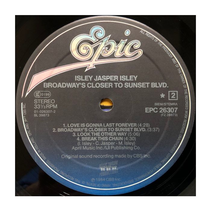 Isley Jasper Isley - Broadway's Closer To Sunset Blvd.