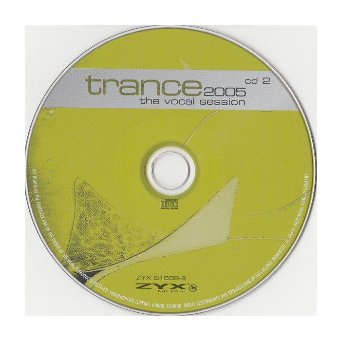 Various - Trance - The Vocal Session 2005