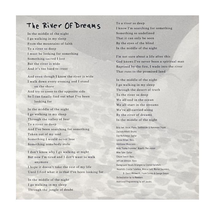 Billy Joel - River Of Dreams