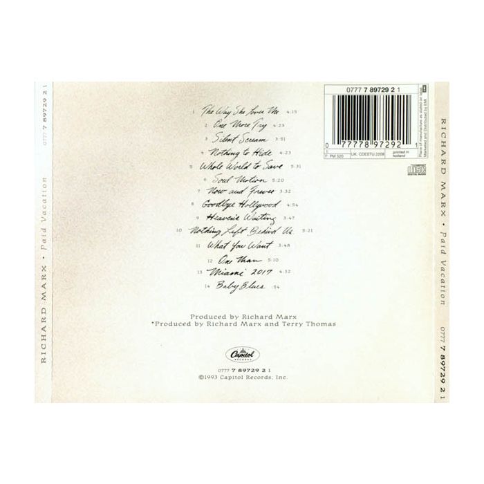 Richard Marx - Paid Vacation