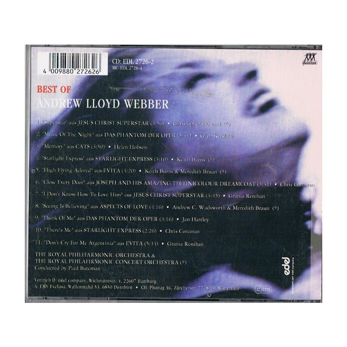 Andrew Lloyd Webber - Best Of Andrew Lloyd Webber