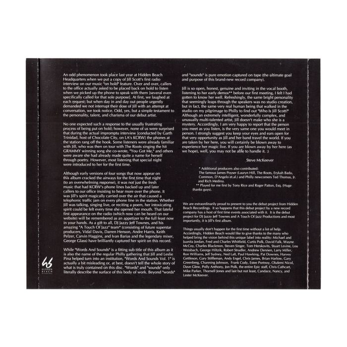 Jill Scott - Who Is Jill Scott? (Words And Sounds Vol. 1)