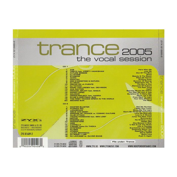 Various - Trance - The Vocal Session 2005