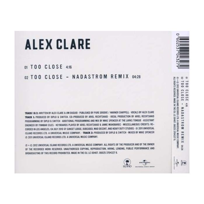 Alex Clare  - Too Close