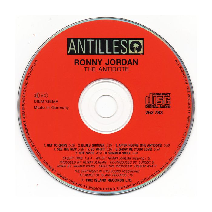Ronny Jordan - The Antidote