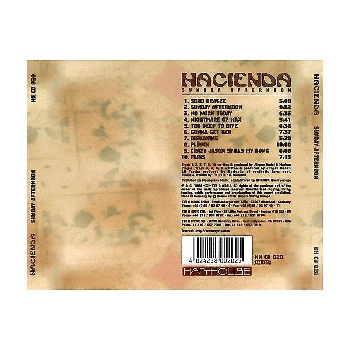 Hacienda - Sunday Afternoon