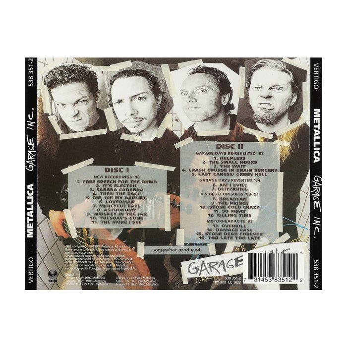 Metallica - Garage Inc.