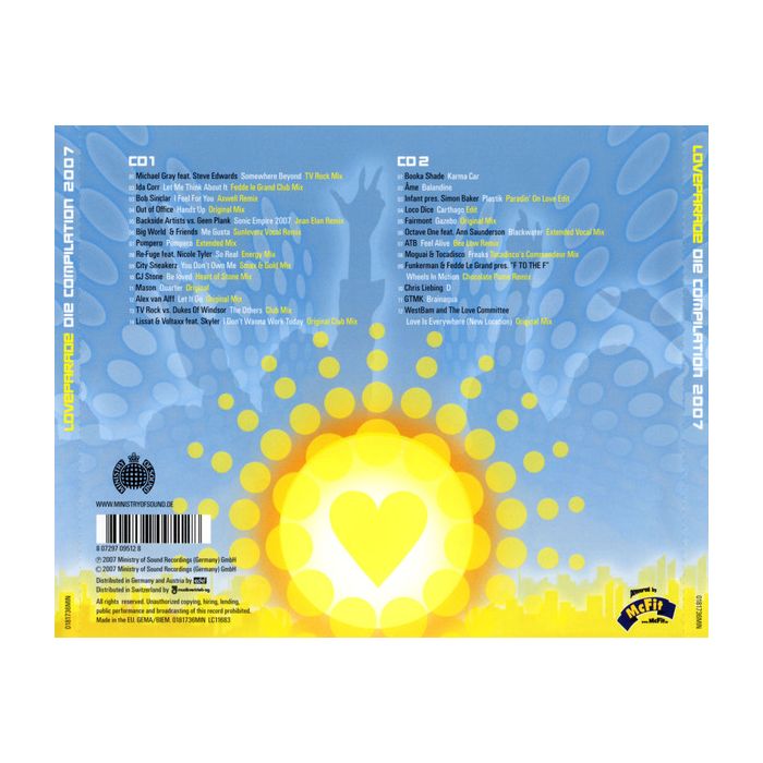 Various - Loveparade - Metropole Ruhr 2007-2011: Love Is Everywhere - Die Compilation 2007
