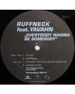 Ruffneck Feat. Yavahn - Everybody Wanna Be Somebody