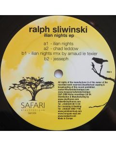 Ralph Sliwinski - Ilian Nights EP