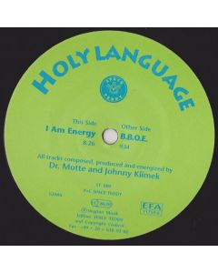 Holy Language - I Am Energy / B.B.O.E.