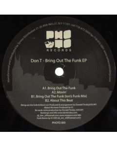 Don Tinsley - Bring Out The Funk EP