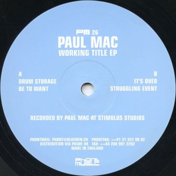 Paul Mac - Working Title EP