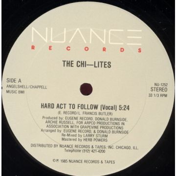 The Chi-Lites - Hard Act To Follow