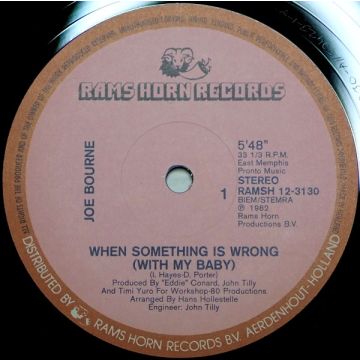 Joe Bourne - When Something Is Wrong ( With My Baby)