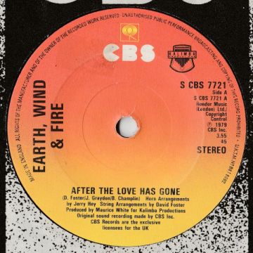 Earth, Wind & Fire - After The Love Has Gone