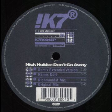 Nick Holder - Don't Go Away
