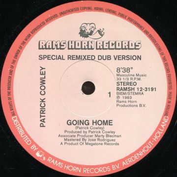 Patrick Cowley - Going Home / Tech-No-Logical World